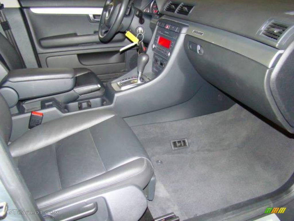 2008 A4 2.0T quattro Sedan - Quartz Grey Metallic / Black photo #9