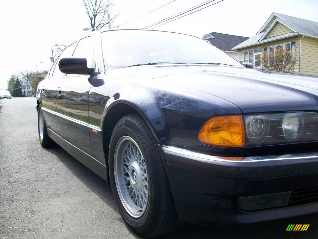 1998 7 Series 740iL Sedan - Orient Blue Metallic / Tan photo #4