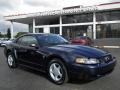 2003 True Blue Metallic Ford Mustang V6 Coupe  photo #2