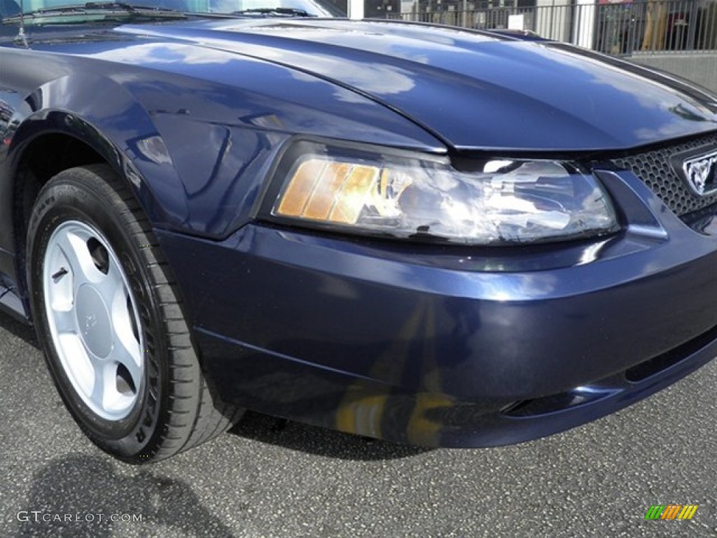 2003 Mustang V6 Coupe - True Blue Metallic / Dark Charcoal photo #3