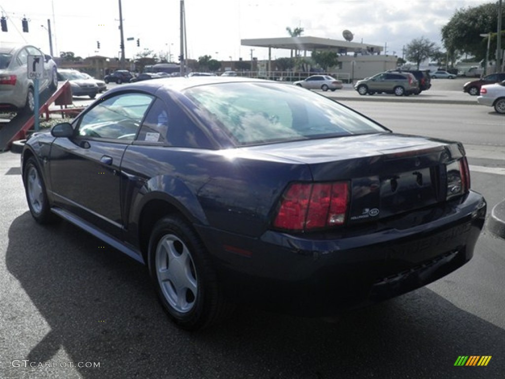 2003 Mustang V6 Coupe - True Blue Metallic / Dark Charcoal photo #8
