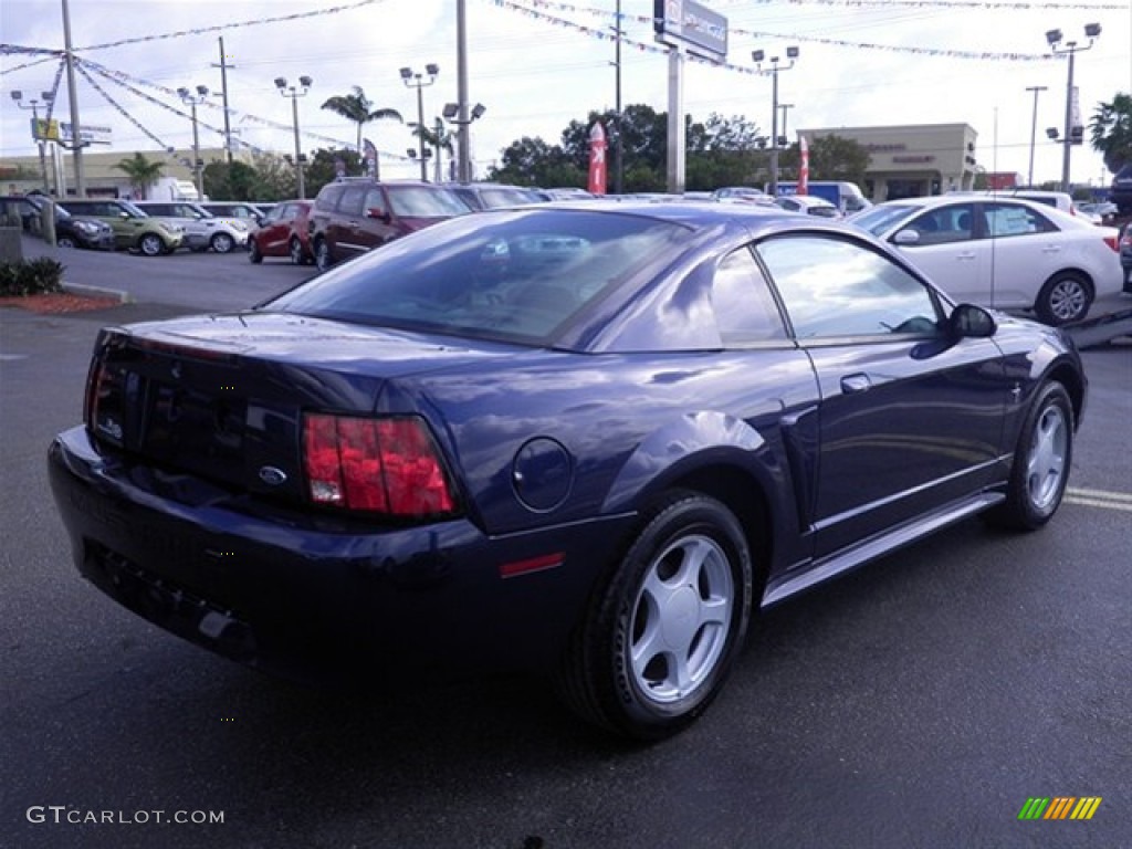2003 Mustang V6 Coupe - True Blue Metallic / Dark Charcoal photo #10