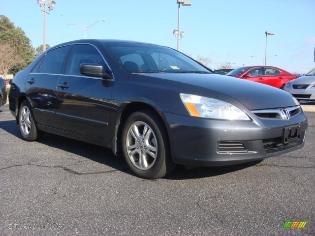 2006 Accord EX Sedan - Graphite Pearl / Gray photo #1