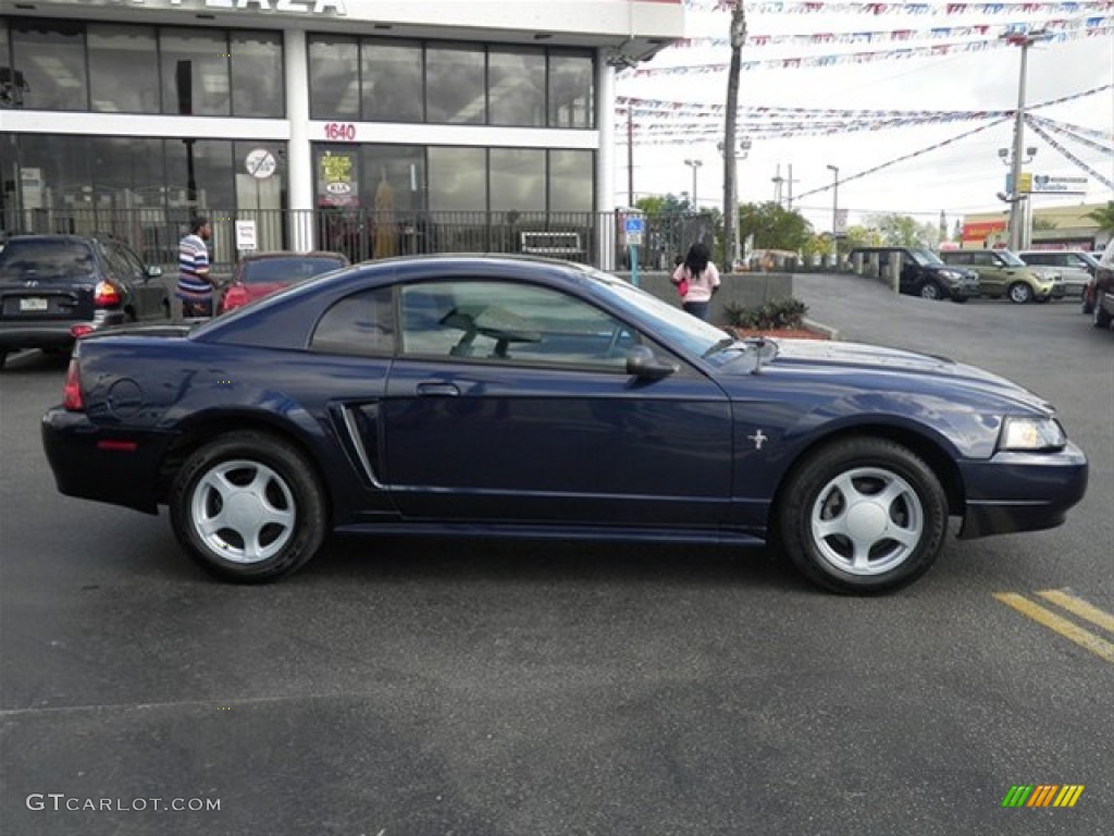 2003 Mustang V6 Coupe - True Blue Metallic / Dark Charcoal photo #11