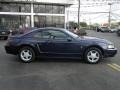 2003 True Blue Metallic Ford Mustang V6 Coupe  photo #11