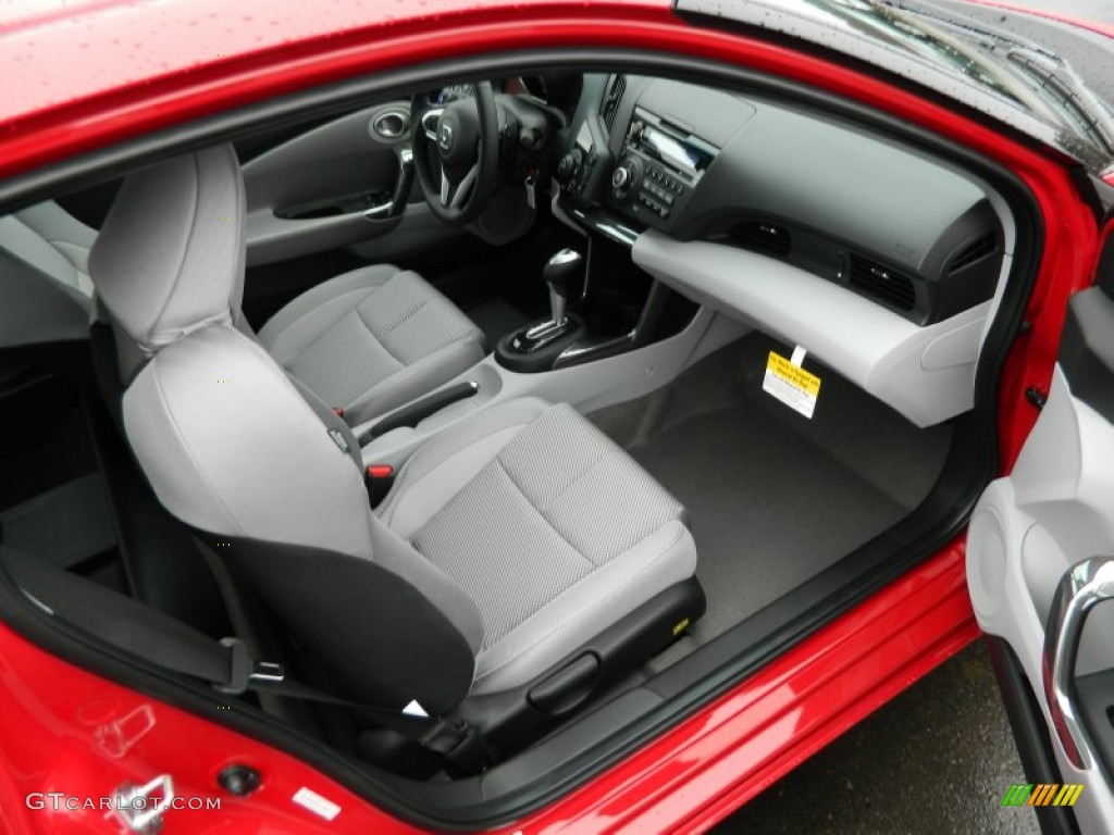 Gray Interior 2012 Honda Cr Z Ex Sport Hybrid Photo