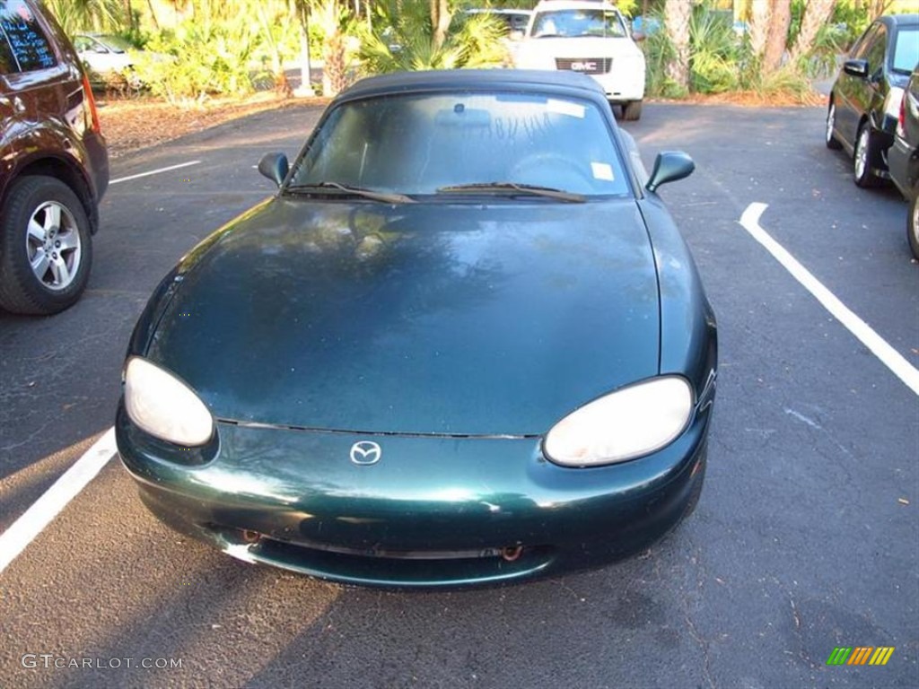 1999 MX-5 Miata Roadster - Emerald Green Mica / Black photo #1