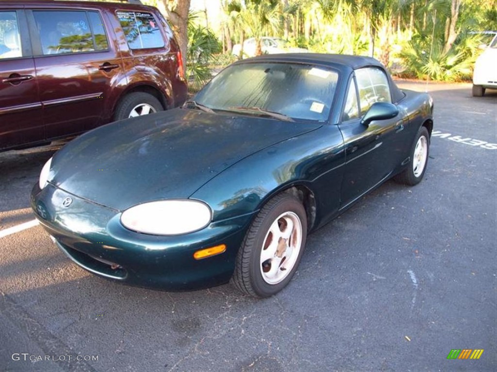 1999 MX-5 Miata Roadster - Emerald Green Mica / Black photo #4