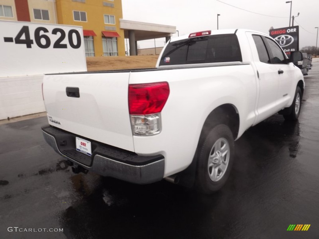 2012 Tundra Double Cab - Super White / Graphite photo #7