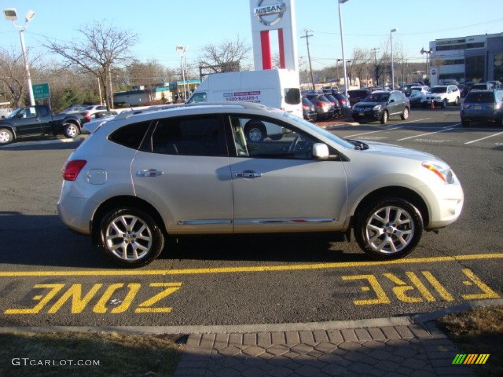 2011 Rogue SL AWD - Silver Ice Metallic / Black photo #9