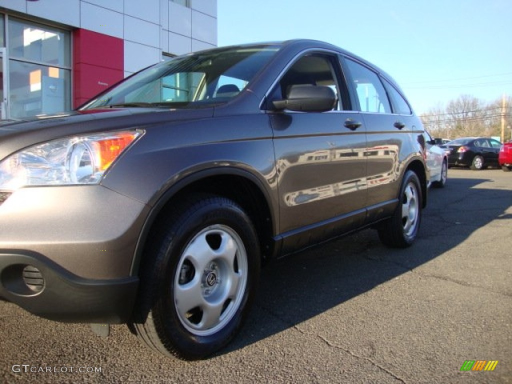 2009 CR-V LX 4WD - Borrego Beige Metallic / Black photo #2