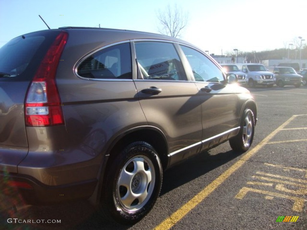 2009 CR-V LX 4WD - Borrego Beige Metallic / Black photo #6