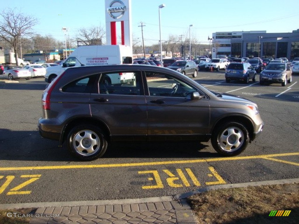 2009 CR-V LX 4WD - Borrego Beige Metallic / Black photo #7