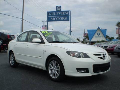 Rally White Mazda MAZDA3 in Mazda 3 Sport White. Rally White Mazda MAZDA3 in