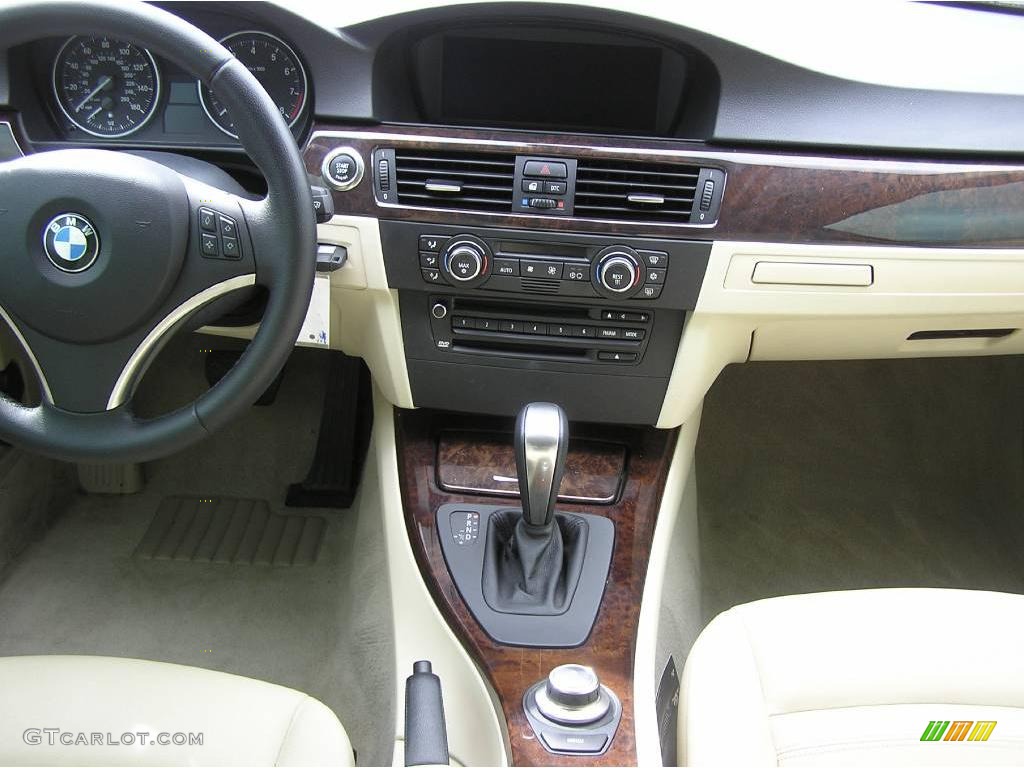 2007 3 Series 328i Coupe - Jet Black / Cream Beige photo #19