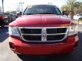 2008 Inferno Red Crystal Pearl Dodge Dakota SLT Crew Cab  photo #3