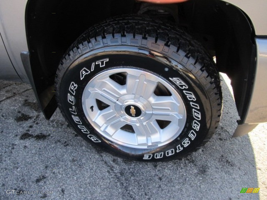 2008 Silverado 1500 LT Crew Cab 4x4 - Graystone Metallic / Ebony photo #3