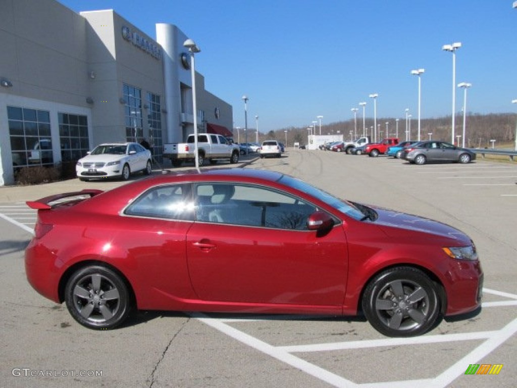 Spicy Red 2010 Kia Forte Koup EX Exterior Photo #60610586