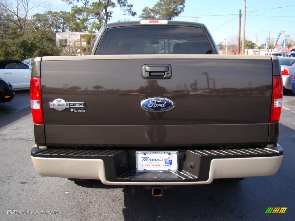 2007 F150 King Ranch SuperCrew - Dark Stone Metallic / Castano Brown Leather photo #7