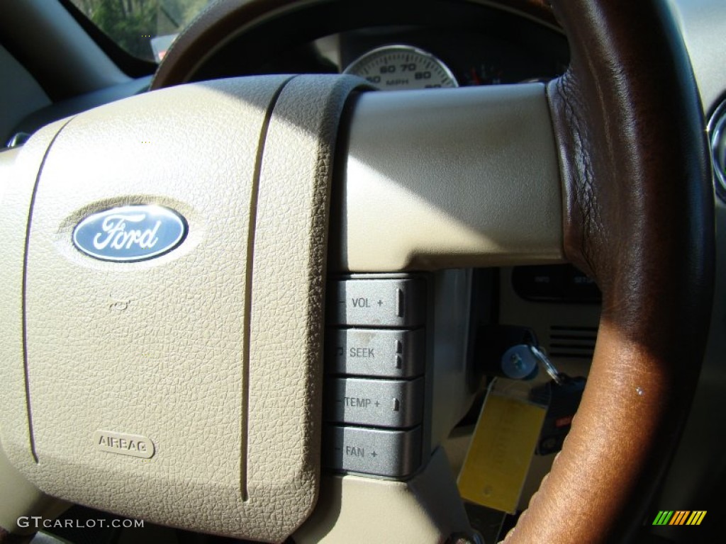 2007 F150 King Ranch SuperCrew - Dark Stone Metallic / Castano Brown Leather photo #23