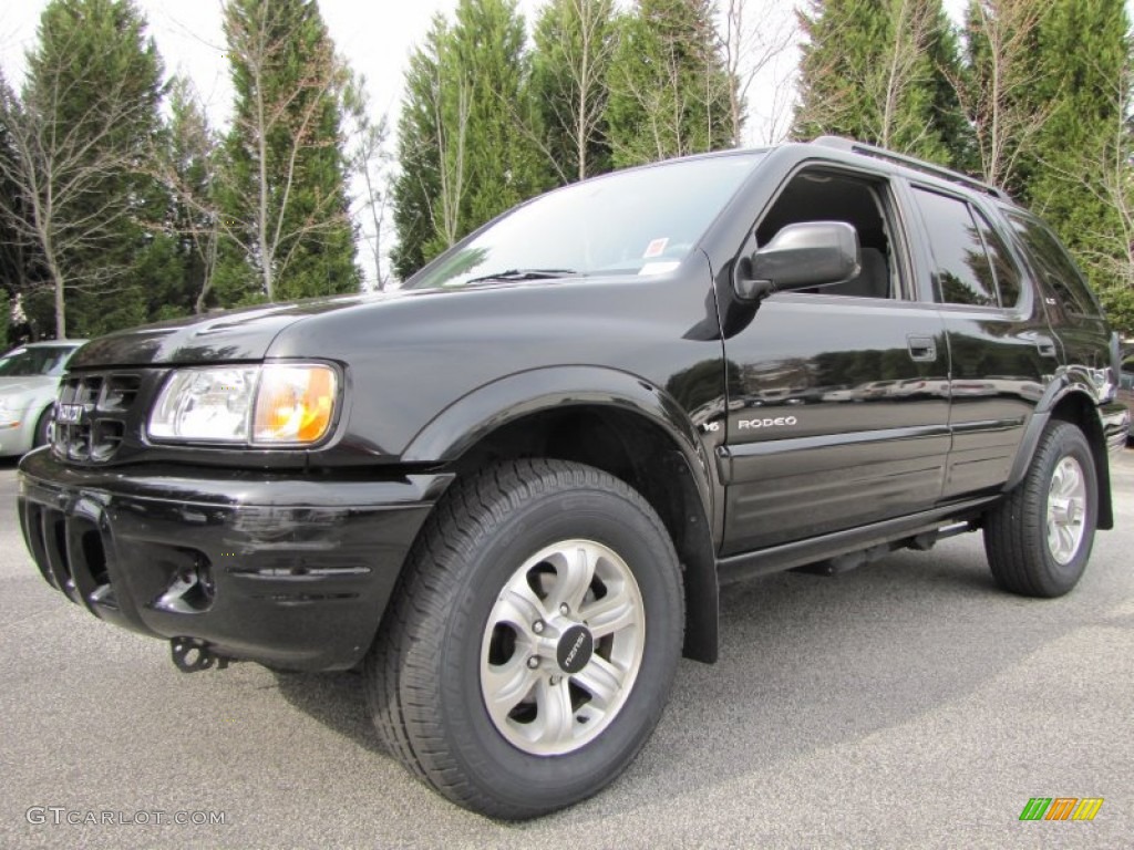 Ebony Black 2001 Isuzu Rodeo LS 4WD Exterior Photo #60612362