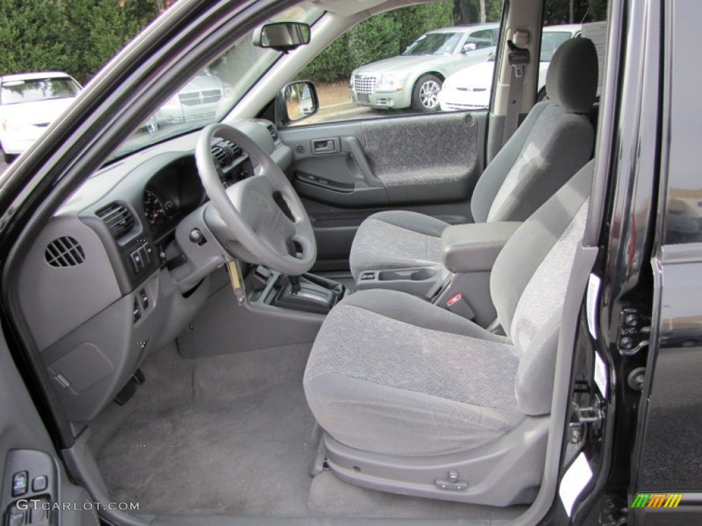 Gray Interior 2001 Isuzu Rodeo LS 4WD Photo #60612442