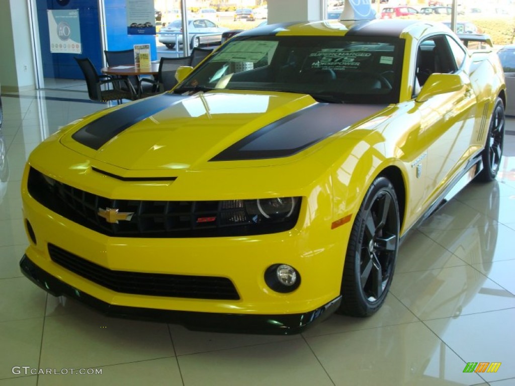 2012 Camaro SS Coupe Transformers Special Edition - Rally Yellow / Jet Black photo #1