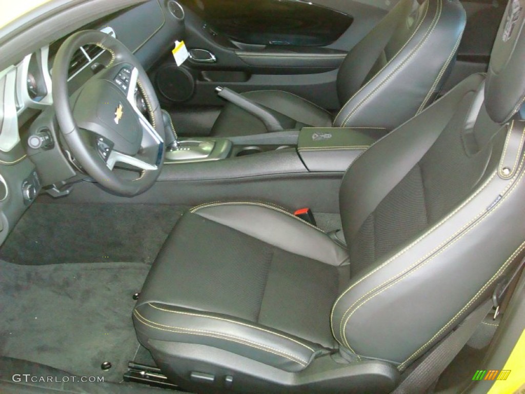 Jet Black Interior 2012 Chevrolet Camaro SS Coupe Transformers Special Edition Photo #60612656