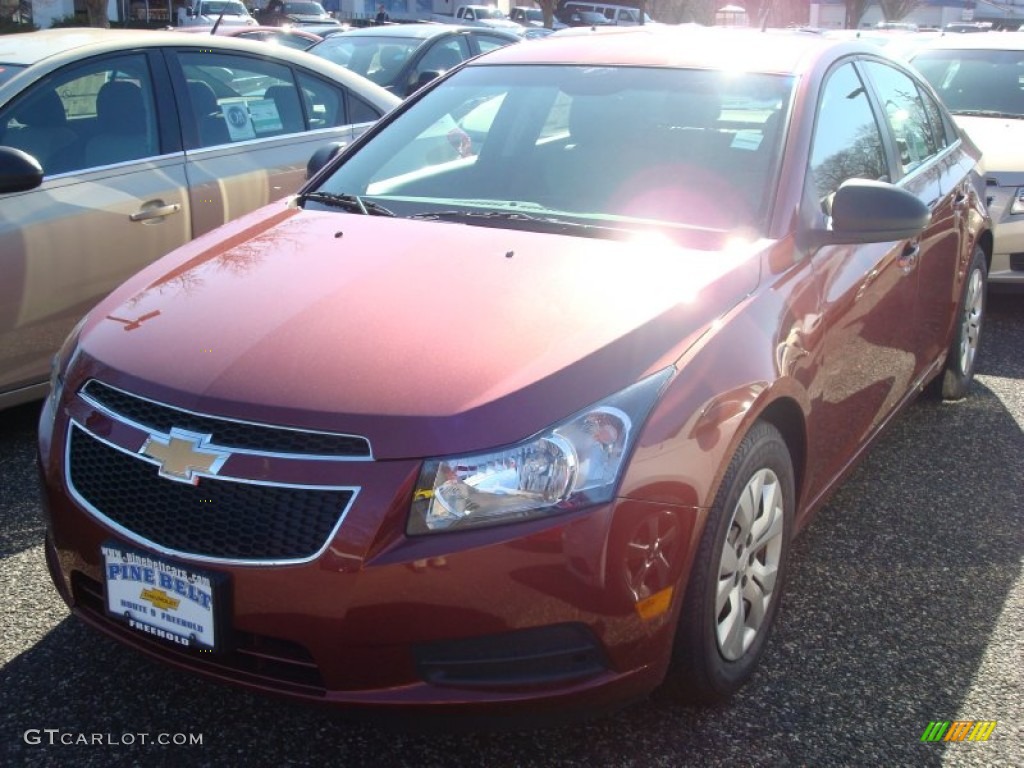 2012 Autumn Red Metallic Chevrolet Cruze LS 60561278 Photo 4 Car Color Galleries
