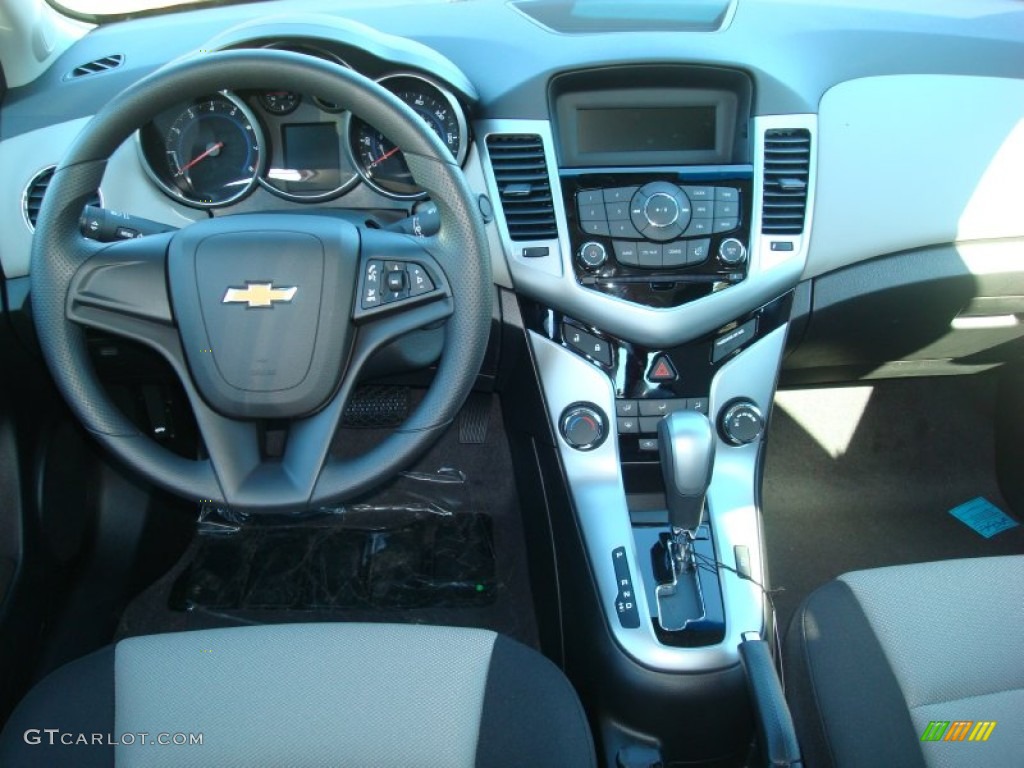 2012 Chevrolet Cruze LS Jet Black/Medium Titanium Dashboard Photo #60612845