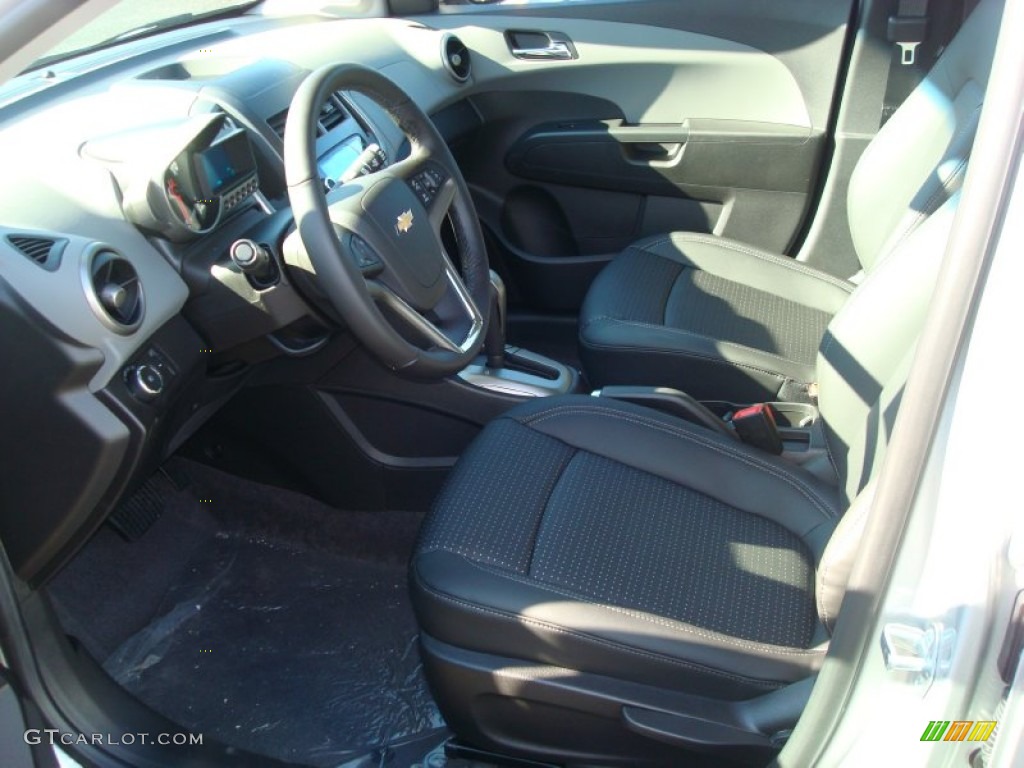 2012 Sonic LTZ Hatch - Silver Ice Metallic / Jet Black/Dark Titanium photo #2