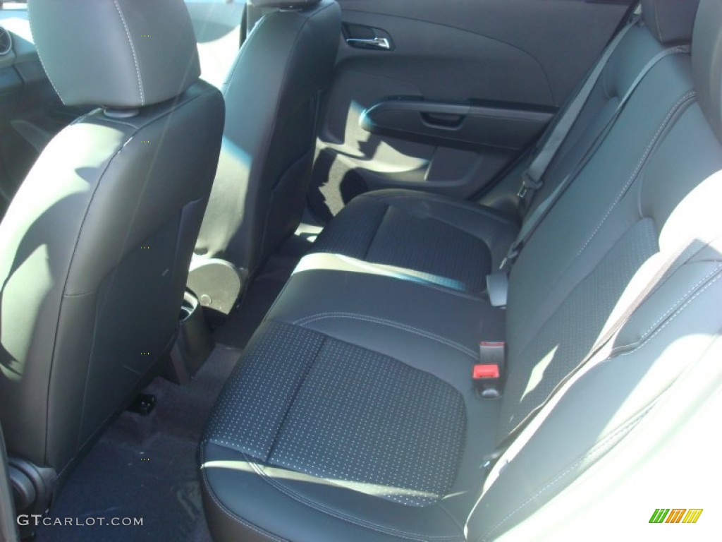 2012 Sonic LTZ Hatch - Silver Ice Metallic / Jet Black/Dark Titanium photo #3