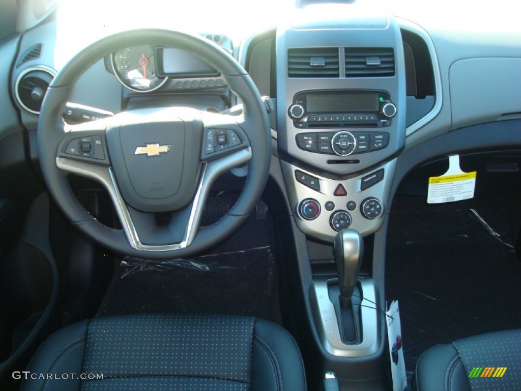 2012 Sonic LTZ Hatch - Silver Ice Metallic / Jet Black/Dark Titanium photo #4