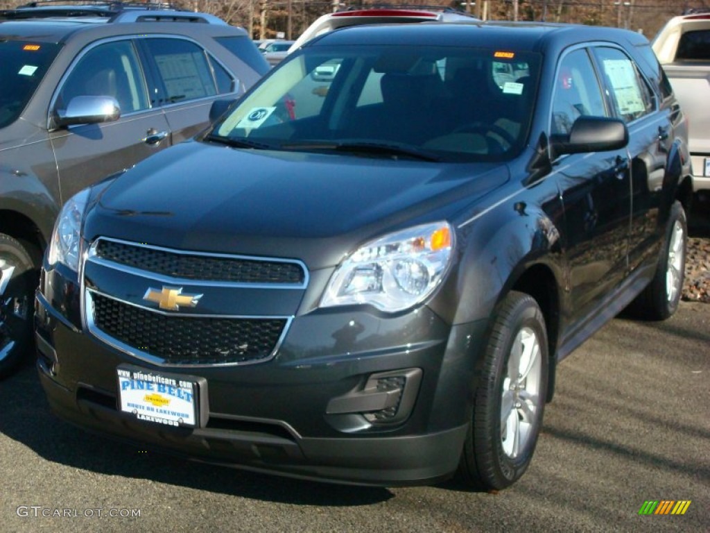 2012 Equinox LS - Ashen Gray Metallic / Jet Black photo #1