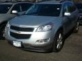 2012 Silver Ice Metallic Chevrolet Traverse LT  photo #1