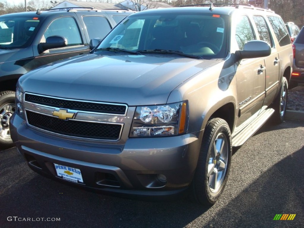 2012 Suburban LS - Mocha Steel Metallic / Ebony photo #1