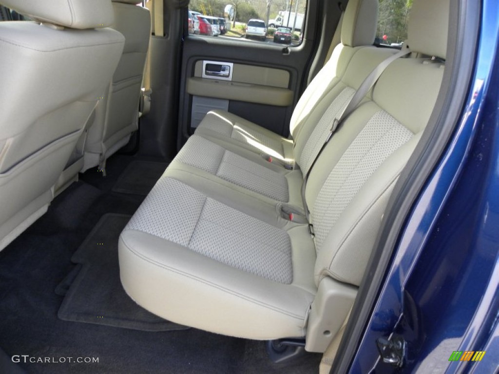 2010 F150 XLT SuperCrew - Dark Blue Pearl Metallic / Tan photo #6