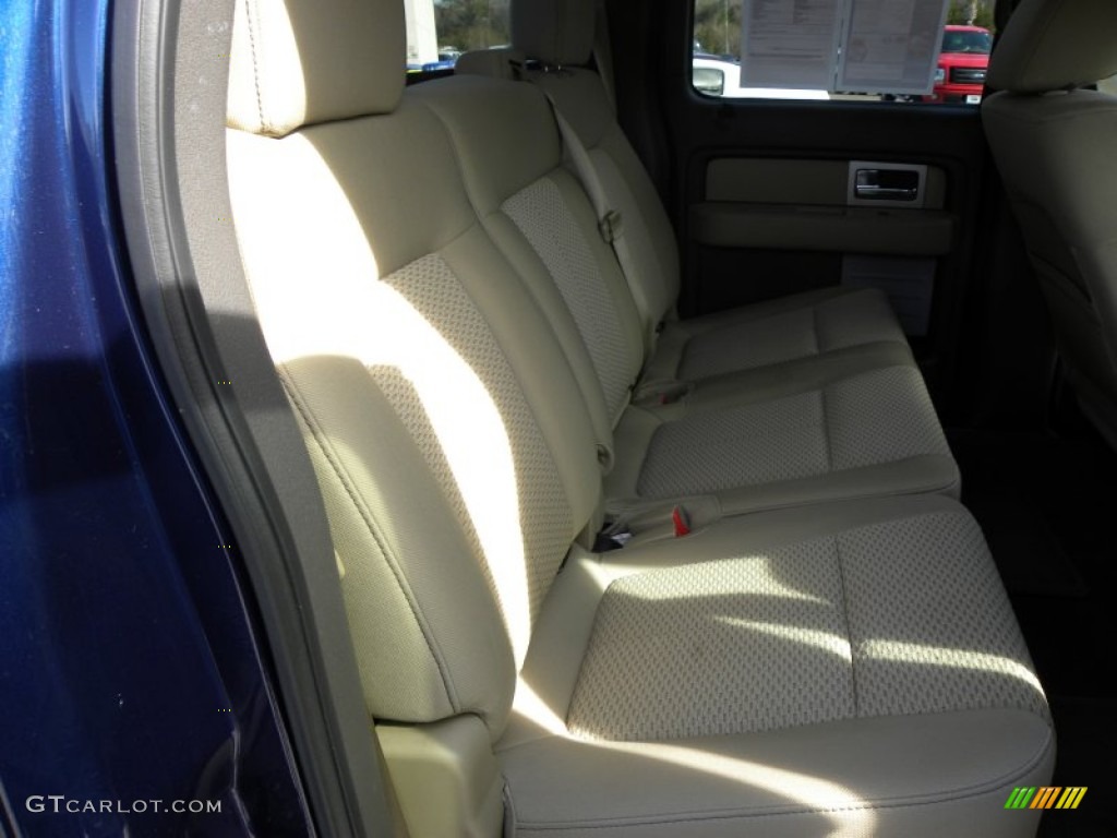 2010 F150 XLT SuperCrew - Dark Blue Pearl Metallic / Tan photo #10
