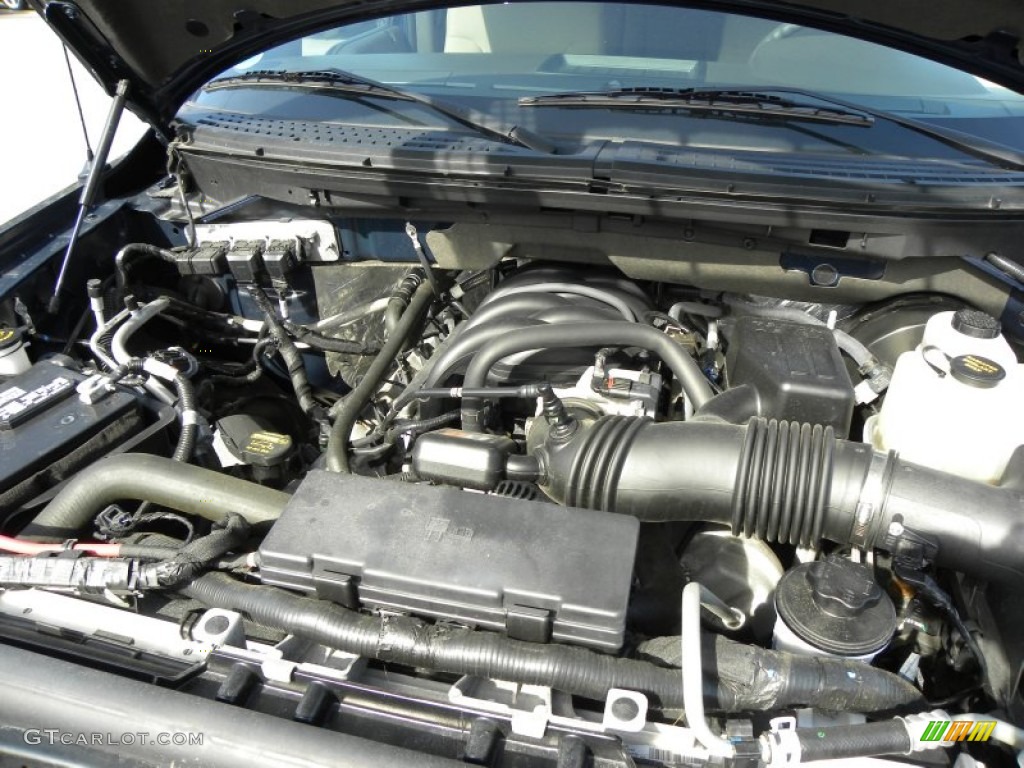 2010 F150 XLT SuperCrew - Dark Blue Pearl Metallic / Tan photo #18