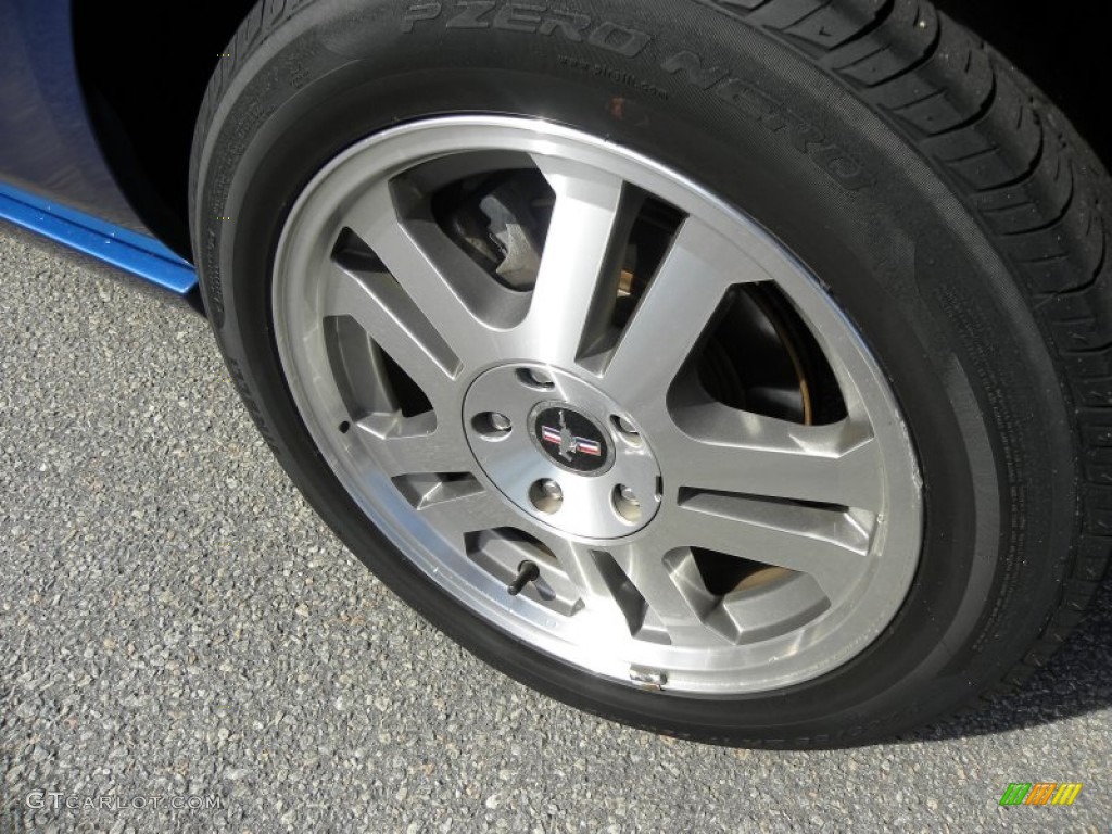 2006 Mustang GT Premium Coupe - Vista Blue Metallic / Light Graphite photo #14