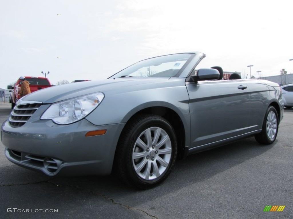 Silver Steel Metallic 2010 Chrysler Sebring Touring Convertible Exterior Photo #60615635