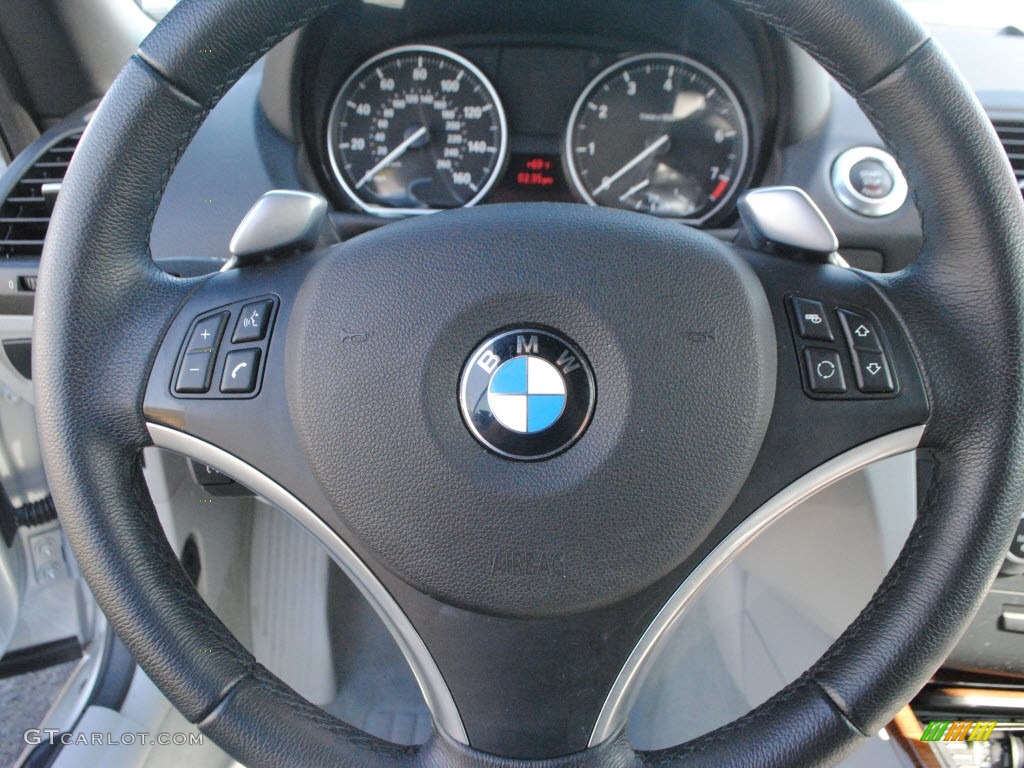 2008 1 Series 128i Convertible - Titanium Silver Metallic / Grey photo #17