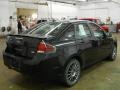 2011 Ebony Black Ford Focus SES Sedan  photo #2