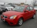 2011 Tropical Red Kia Rio   photo #1