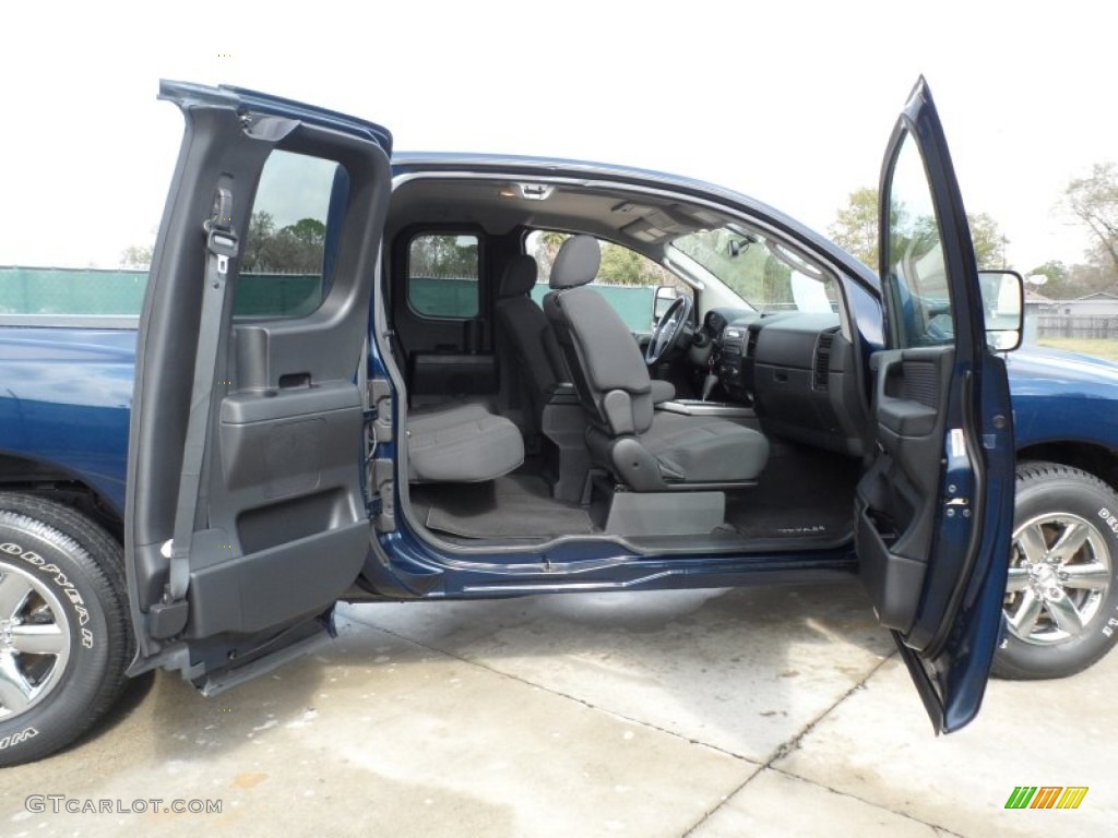 Charcoal Interior 2009 Nissan Titan SE King Cab Photo #60619409