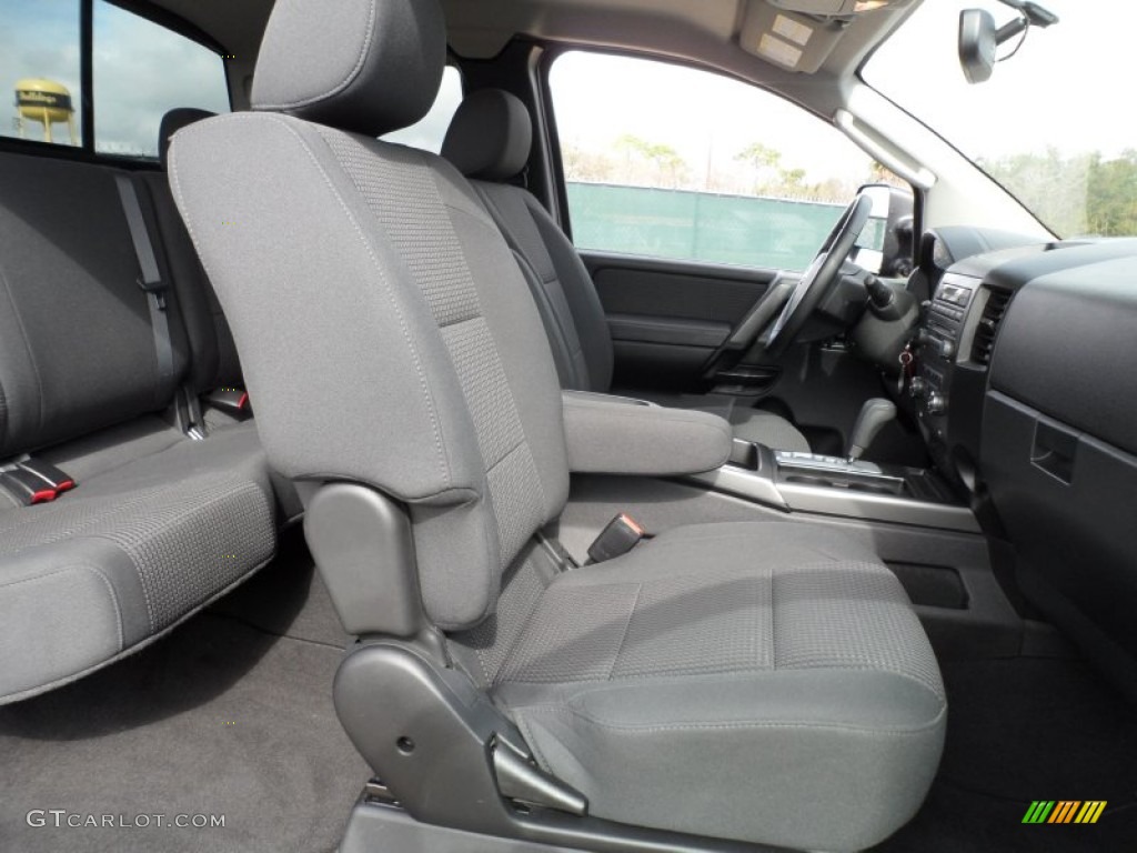 Charcoal Interior 2009 Nissan Titan SE King Cab Photo #60619427