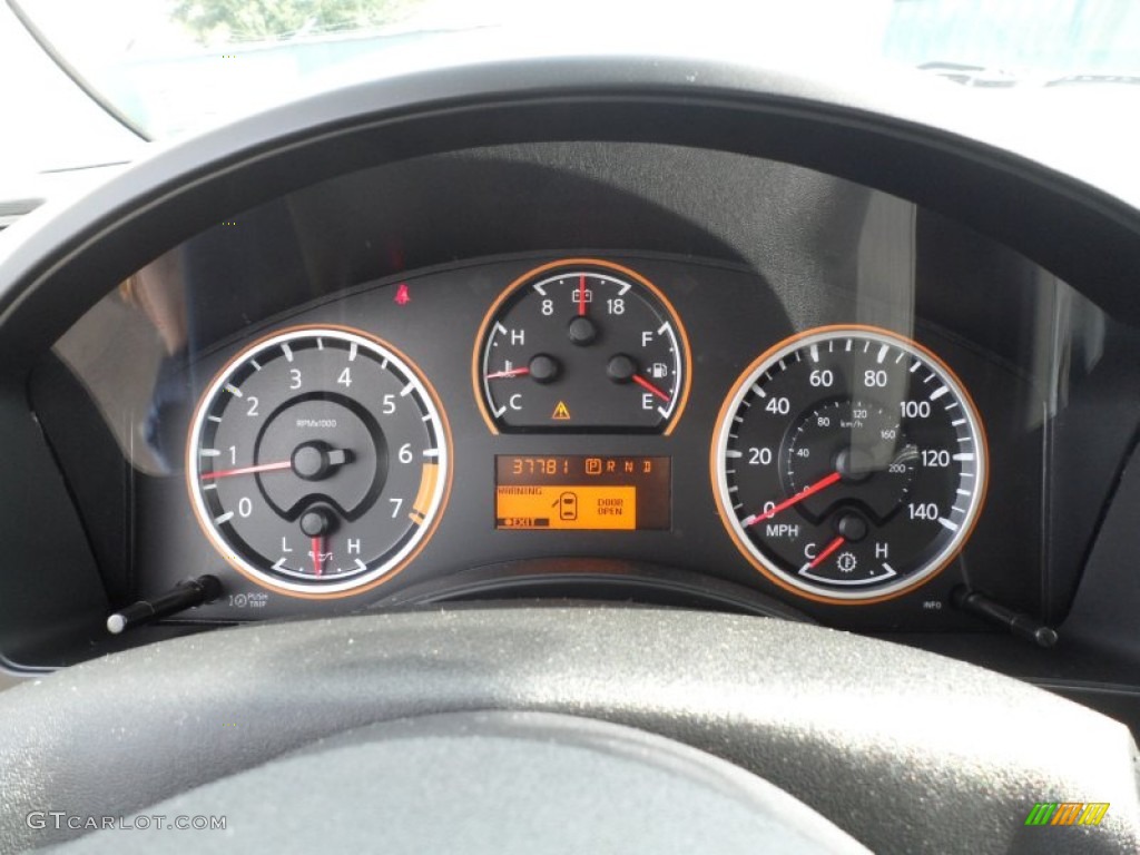 2009 Nissan Titan SE King Cab Gauges Photo #60619523