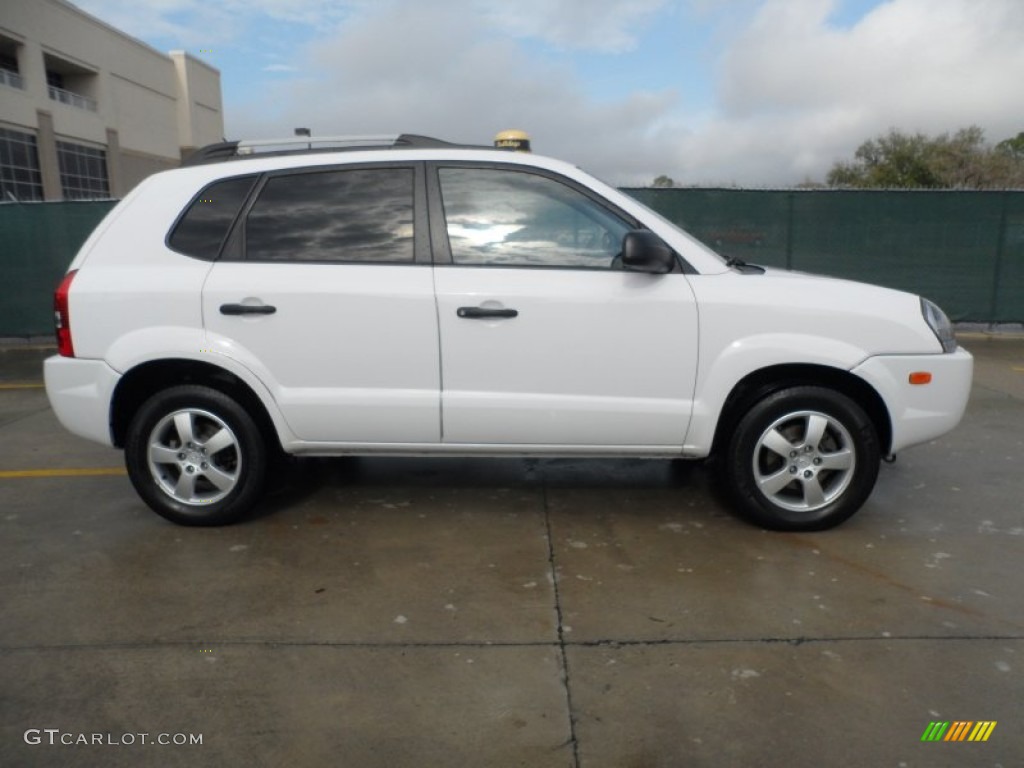 Nordic White 2007 Hyundai Tucson GLS Exterior Photo #60620066