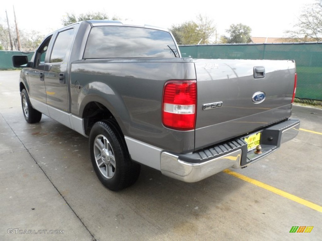 2005 F150 XLT SuperCrew - Dark Shadow Grey Metallic / Medium Flint/Dark Flint Grey photo #5
