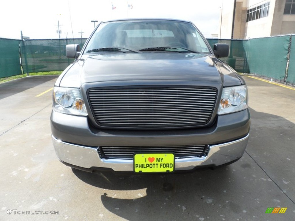2005 F150 XLT SuperCrew - Dark Shadow Grey Metallic / Medium Flint/Dark Flint Grey photo #8
